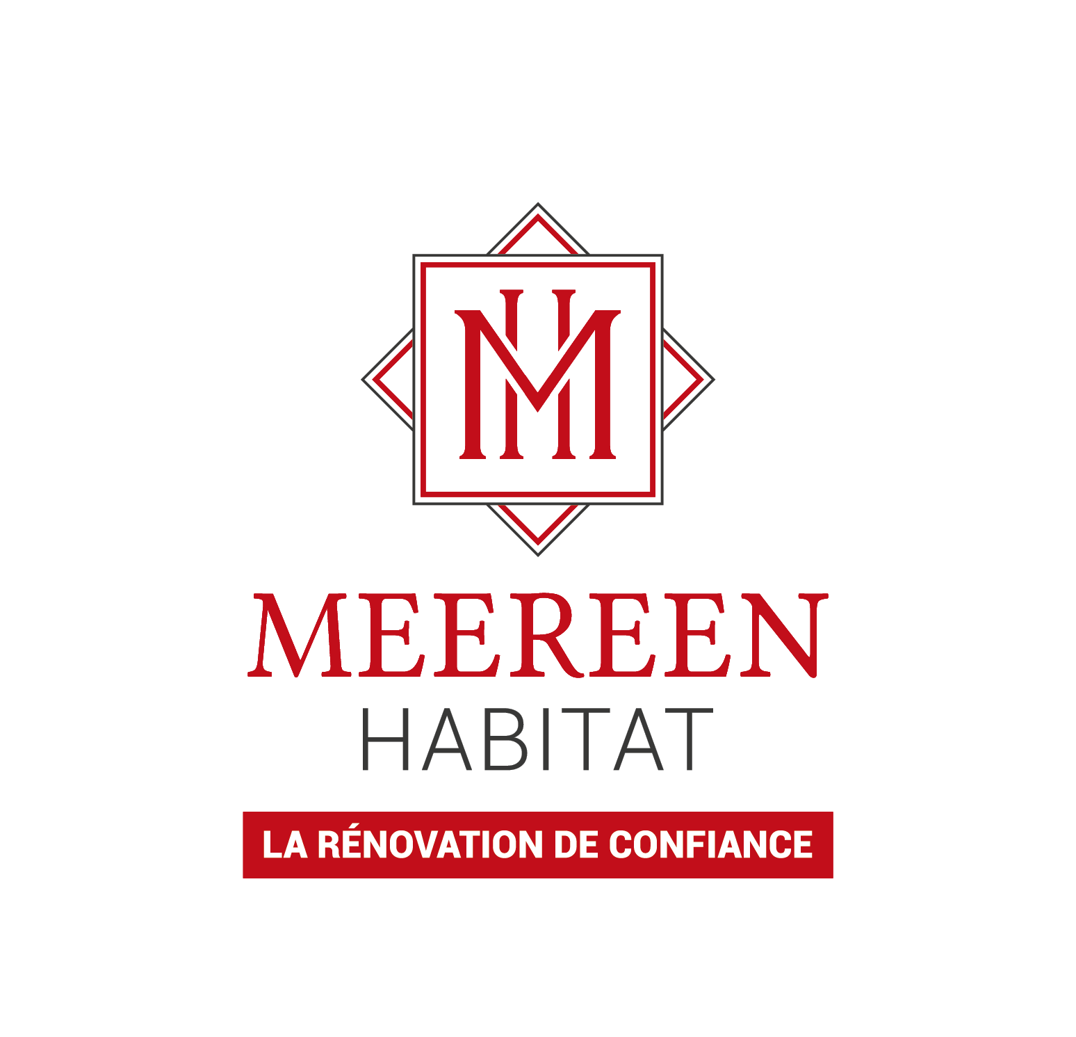 MEEREEN HABITAT_logo noir + slogan